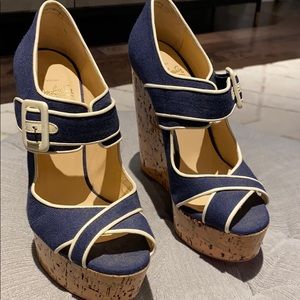 Christian louboutin wedges